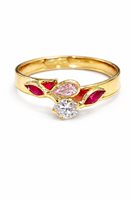 Anneau Idee Preziose dal 1987 Femme in Or jaune Zircone IP.AK18G/64